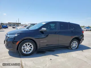 2024 Chevrolet Equinox LS with VIN 3GNAXHEG0RL183721, listed as a Copart auction lot 52974555 with 20,359 mi miles and Salvage Title. Bid and sale history available at carsss.com. Image 1.