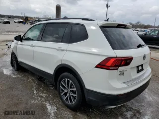 2021 Volkswagen Tiguan S with VIN 3VV1B7AX9MM051925, listed as a Copart auction lot 48965285 with 0 mi miles and Salvage Title. Bid and sale history available at carsss.com. Image 2.