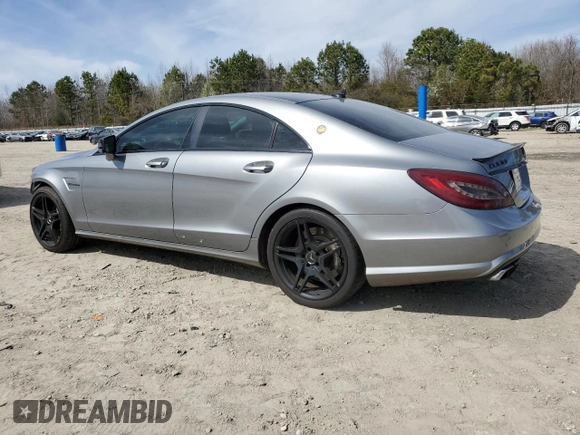 2012 Mercedes-Benz CLS 63 AMG with VIN WDDLJ7EB9CA026260, listed as a Copart auction lot 48987165 with 128,517 mi miles and Salvage title. Bid and sale history available at DreamBid. Image 2.