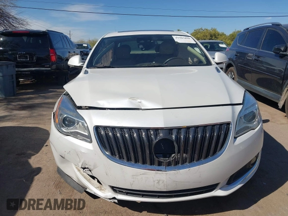 2016 Buick Regal Premium II with VIN 2G4GS5GX5G9110692, listed as a IAAI auction lot 41905898 with 53,337 mi miles. Bid and sale history available at carsss.com. Image 12.