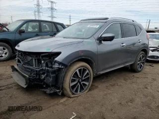 2018 Nissan Rogue SV z VIN JN8AT2MV5JW342821, wystawiony jako Copart lot #48969415 z przebiegiem 78 421 mil mil oraz Szkoda całkowita • Salvage title. Historia ofert i sprzedaży dostępna na DreamBid. Obrazek 1.