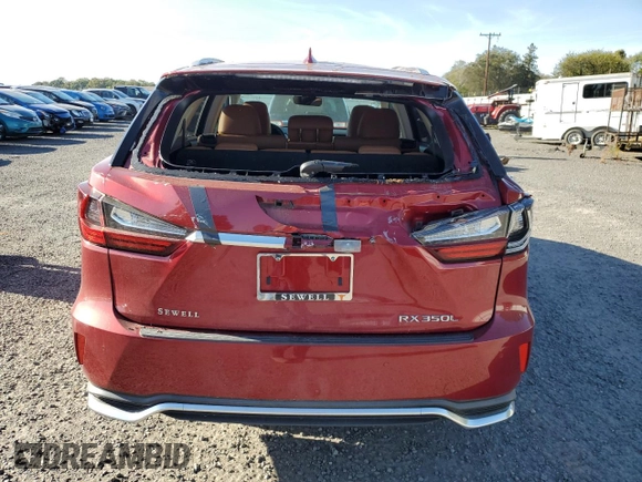 2021 Lexus RX with VIN JTJHZKFA0M2028764, listed as a Copart auction lot 75574134 with 34,988 mi miles and Salvage Title. Bid and sale history available at carsss.com. Image 6.
