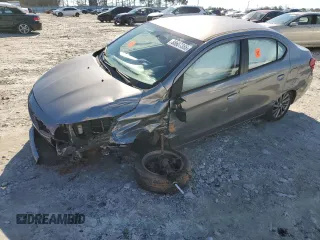 2017 Mitsubishi Mirage G4 SE with VIN ML32F4FJ9HHF18092, listed as a Copart auction lot 88607355 with 118,971 mi miles and Salvage Title. Bid and sale history available at carsss.com. Image 1.