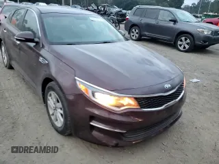 2016 Kia Optima LX with VIN 5XXGT4L32GG105361, listed as a Copart auction lot 82678114 with 58,031 mi miles and Salvage Title. Bid and sale history available at carsss.com. Image 10.