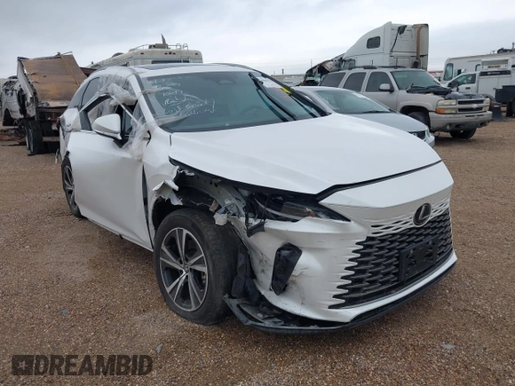 2023 Lexus RX 350 z VIN 2T2BAMBA1PC019509, wystawiony jako IAAI lot #42086133 z przebiegiem 37 861 mil mil oraz . Historia ofert i sprzedaży dostępna na DreamBid. Obrazek 1.