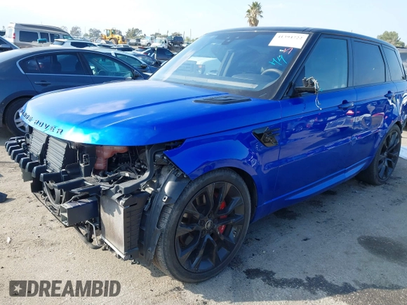 2021 Land Rover Range Rover Sport HST with VIN SALWS2RU2MA772532, listed as a IAAI auction lot 41394722 with 32,816 mi miles. Bid and sale history available at carsss.com. Image 17.