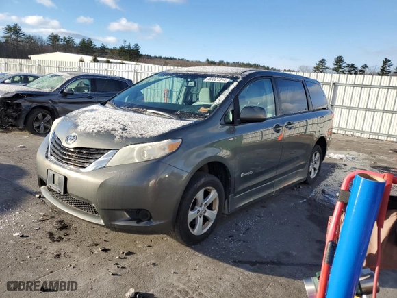 2011 Toyota Sienna LE AAS with VIN 5TDKK3DC8BS037614, listed as a Copart auction lot 83821514 with 179,175 mi miles and Clean Title. Bid and sale history available at carsss.com. Image 1.