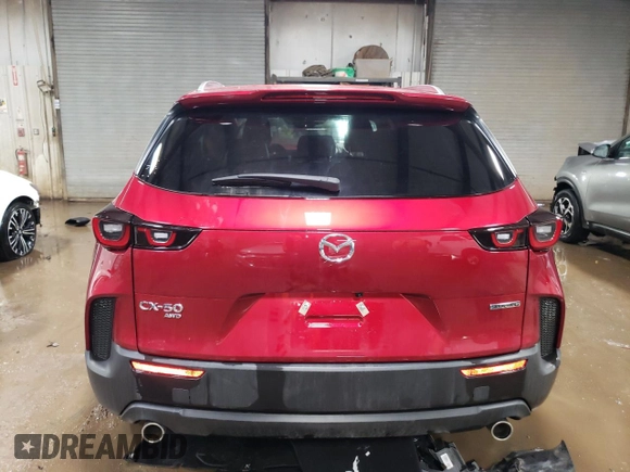 2025 Mazda CX-50 S Preferred with VIN 7MMVABBM0SN340561, listed as a Copart auction lot 50133805 with 1,169 mi miles and Non Repairable. Bid and sale history available at DreamBid. Image 6.