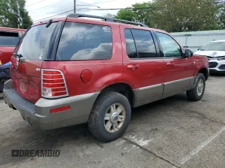 2004 Mercury Mountaineer Convenience with VIN 4M2ZU86KX4UJ06323, listed as a Copart auction lot 61662835 with 186,014 mi miles and Salvage title. Bid and sale history available at DreamBid. Image 3.
