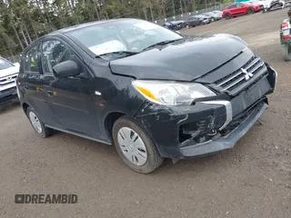2022 Mitsubishi Mirage ES z VIN ML32AUHJXNH009861, wystawiony jako IAAI lot #42240241 z przebiegiem 47 041 mil mil oraz . Historia ofert i sprzedaży dostępna na DreamBid. Obrazek 1.