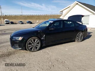 2019 Audi A6 Premium Plus with VIN WAUE8AF25KN121607, listed as a Copart auction lot 48273544 with 57,002 mi miles. Bid and sale history available at carsss.com. Image 1.