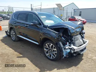2023 Hyundai Santa Fe Calligraphy z VIN 5NMS54AL2PH607408, wystawiony jako IAAI lot #42094479 z przebiegiem 28 525 mil mil oraz . Historia ofert i sprzedaży dostępna na DreamBid. Obrazek 1.