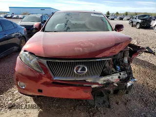 2010 Lexus RX 450h with VIN JTJZB1BA1A2002839, listed as a Copart auction lot 46284065 with 218,698 mi miles and Salvage Title. Bid and sale history available at DreamBid. Image 5.