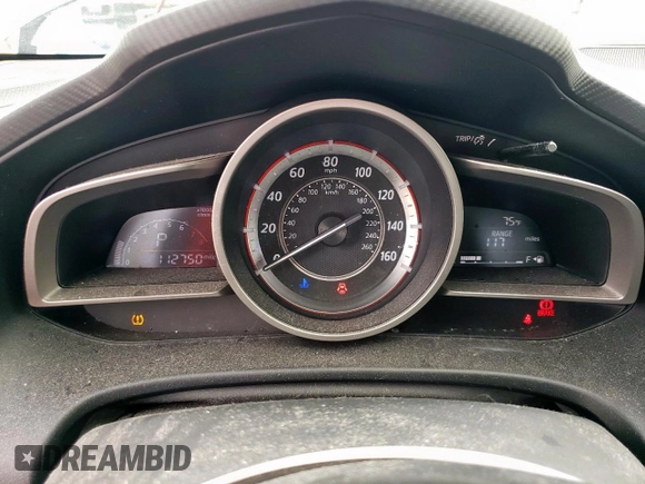 2016 Mazda 3 i Sport with VIN JM1BM1U77G1325615, listed as a Copart auction lot 54782155 with 112,750 mi miles and Salvage Title. Bid and sale history available at DreamBid. Image 9.