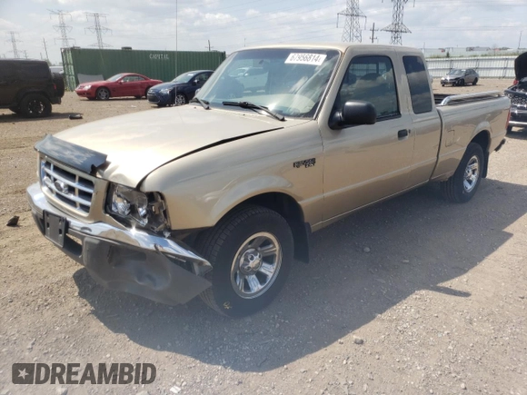 2001 Ford Ranger XL with VIN 1FTYR14V01PB51725, listed as a Copart auction lot 67956814 with 150,275 mi miles and Salvage Title. Bid and sale history available at carsss.com. Image 1.