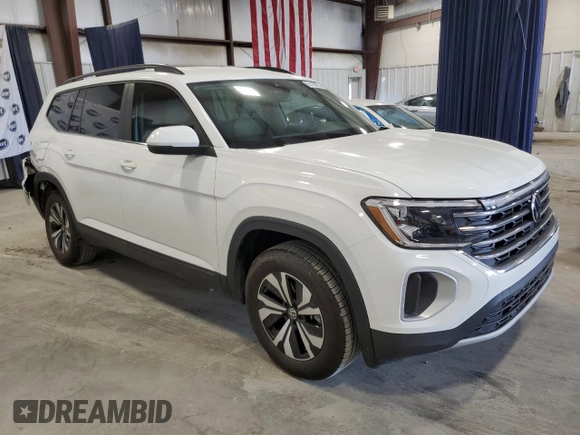 2024 Volkswagen Atlas SE с VIN 1V2DR2CA4RC587675, выставлен на аукционе Copart как лот 55199925 с пробегом 20 066 миль миль и Списание • Salvage title. История ставок и продаж доступна на DreamBid. Изображение 4.