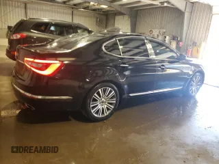 2015 Kia Cadenza Premium with VIN KNALN4D76F5181577, listed as a Copart auction lot 49217285 with 81,589 mi miles and Salvage Title. Bid and sale history available at carsss.com. Image 3.