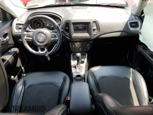 2017 Jeep Compass Latitude with VIN 3C4NJDBB3HT660606, listed as a Copart auction lot 60023685 with 80,526 mi miles and Salvage title. Bid and sale history available at DreamBid. Image 8.