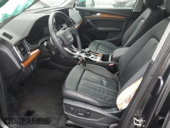 2022 Audi Q5 S line Premium Plus with VIN WA1EAAFY2N2020441, listed as a Copart auction lot 55841995 with 40,316 mi miles and Salvage title. Bid and sale history available at DreamBid. Image 7.