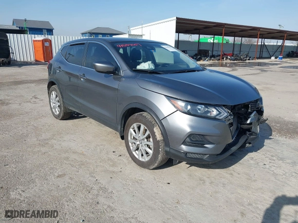 2022 Nissan Rogue Sport S with VIN JN1BJ1AV0NW340830, listed as a IAAI auction lot 41559057 with 56,336 mi miles. Bid and sale history available at carsss.com. Image 1.