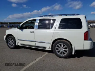 2009 Infiniti QX56 with VIN 5N3AA08C29N901728, listed as a Copart auction lot 45585905 with 107,649 mi miles and Salvage Title. Bid and sale history available at carsss.com. Image 2.