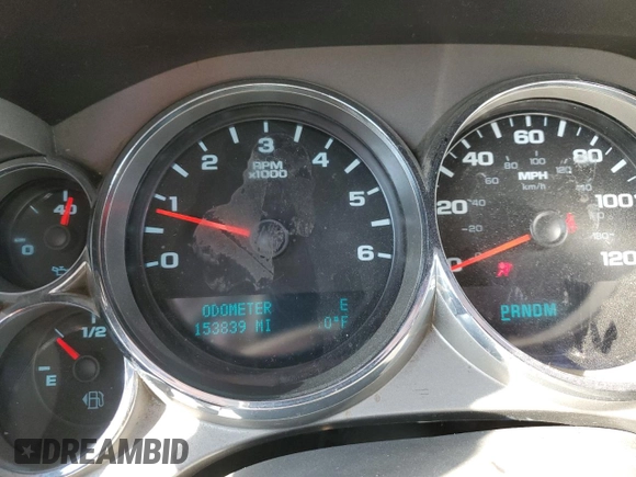 2013 GMC Sierra 1500 with VIN 3GTP1VE70DG331600, listed as a Copart auction lot 43740615 with 153,839 mi miles and Salvage Title. Bid and sale history available at DreamBid. Image 9.