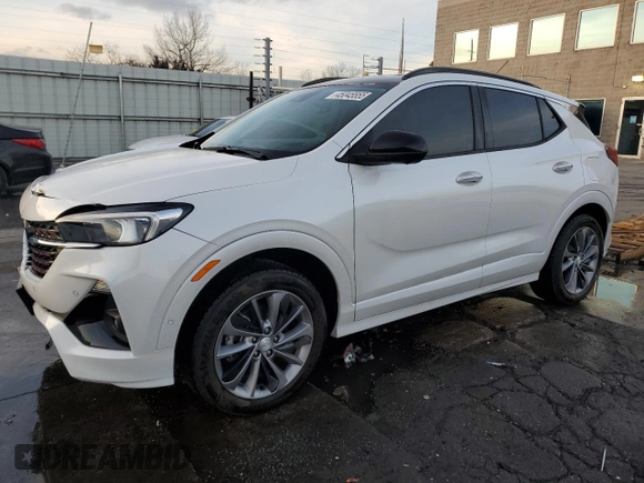 2020 Buick Encore GX Essence with VIN KL4MMGSL3LB113773, listed as a Copart auction lot 45045555 with 54,812 mi miles and Salvage title. Bid and sale history available at DreamBid. Image 1.