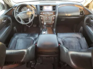 2011 Infiniti QX56 7-passenger with VIN JN8AZ2NE0B9004949, listed as a Copart auction lot 76376984 with 167,889 mi miles and Clean Title. Bid and sale history available at carsss.com. Image 8.
