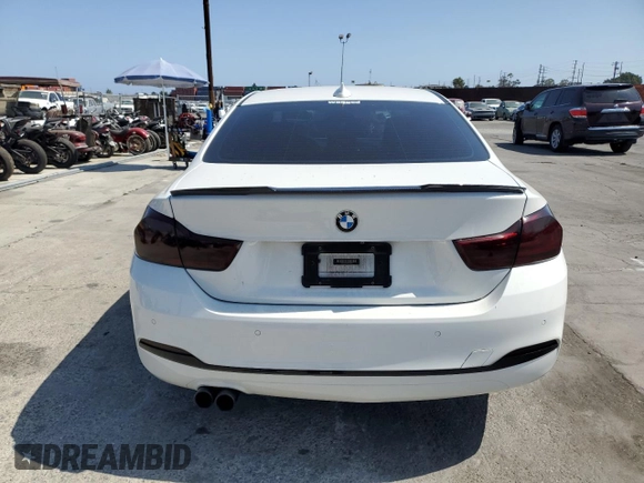 2019 BMW 4 Series 430i with VIN WBA4W3C58KAF91832, listed as a Copart auction lot 62503235 with 53,280 mi miles and Salvage title. Bid and sale history available at DreamBid. Image 6.