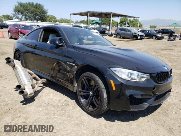 2015 BMW M4 with VIN WBS3R9C5XFK335271, listed as a Copart auction lot 66409263 with 0 mi miles. Bid and sale history available at carsss.com. Image 4.