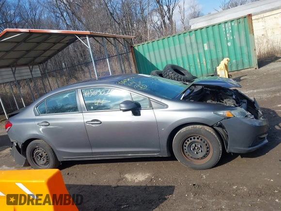 2013 Honda Civic LX z VIN 19XFB2F57DE211132, wystawiony jako IAAI lot #41505072 z przebiegiem 136 269 mil mil oraz . Historia ofert i sprzedaży dostępna na DreamBid. Obrazek 13.