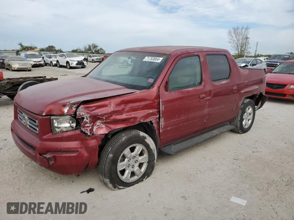 2006 Honda Ridgeline RTS with VIN 2HJYK16466H529014, listed as a Copart auction lot 71753854 with 169,432 mi miles and Salvage Title. Bid and sale history available at carsss.com. Image 1.