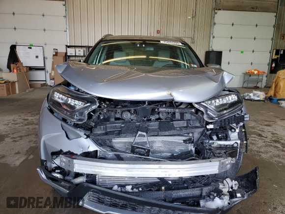 2019 Honda CR-V Touring with VIN 2HKRW2H90KH607364, listed as a Copart auction lot 45844495 with 17,260 mi miles and Salvage Title. Bid and sale history available at carsss.com. Image 5.