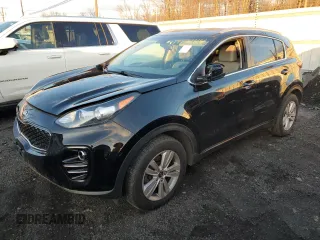 2018 Kia Sportage LX with VIN KNDPMCACXJ7446114, listed as a Copart auction lot 37712144 with 65,273 mi miles and Non Repairable. Bid and sale history available at carsss.com. Image 1.