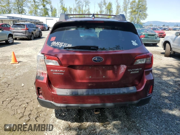 2016 Subaru Outback 2.5i Premium with VIN 4S4BSAEC4G3350098, listed as a Copart auction lot 52647415 with 81,232 mi miles and Salvage Title. Bid and sale history available at carsss.com. Image 6.