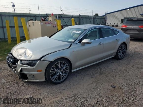 2017 Audi A7 Prestige with VIN WAU22AFC6HN012031, listed as a Copart auction lot 71198204 with 109,752 mi miles and Salvage Title. Bid and sale history available at carsss.com. Image 1.