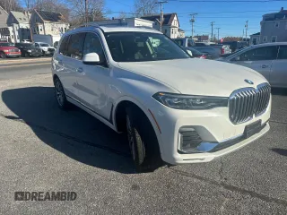 2019 BMW X7 xDrive40i with VIN 5UXCW2C5XKLB43880, listed as a Copart auction lot 55110725 with 73,789 mi miles and Clean Title. Bid and sale history available at carsss.com. Image 1.