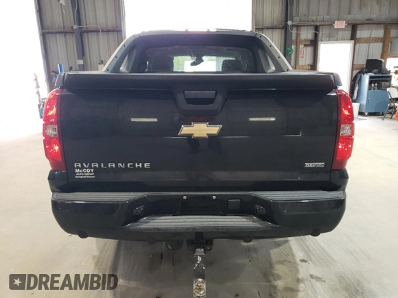 2007 Chevrolet Avalanche LTZ with VIN 3GNFK12347G161398, listed as a Copart auction lot 53800355 with 188,117 mi miles and Salvage Title. Bid and sale history available at DreamBid. Image 6.