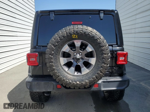 2018 Jeep Wrangler Unlimited Sahara with VIN 1C4HJXEG8JW271790, listed as a Copart auction lot 50260905 with 77,762 mi miles and Clean Title. Bid and sale history available at carsss.com. Image 6.