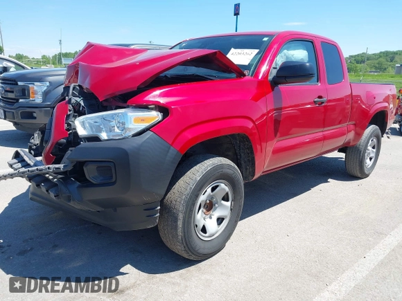 2021 Toyota Tacoma SR with VIN 3TYRX5GN6MT016261, listed as a IAAI auction lot 42203262 with 78,744 mi miles and . Bid and sale history available at DreamBid. Image 2.
