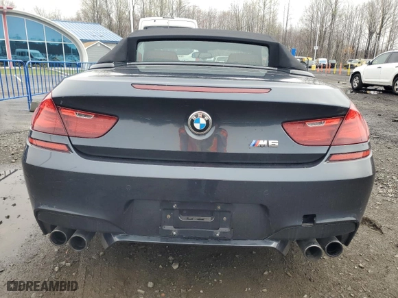2013 BMW M6 with VIN WBSLZ9C55DDZ77804, listed as a Copart auction lot 54121185 with 66,286 mi miles and Clean Title. Bid and sale history available at carsss.com. Image 6.