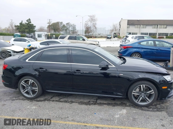 2017 Audi A4 Premium Plus with VIN WAULNAF41HN057768, listed as a IAAI auction lot 41483770 with 81,049 mi miles. Bid and sale history available at carsss.com. Image 13.