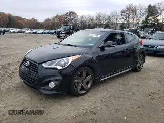 2015 Hyundai Veloster Turbo with VIN KMHTC6AE3FU232834, listed as a Copart auction lot 76071403 with 173,259 mi miles. Bid and sale history available at carsss.com. Image 1.