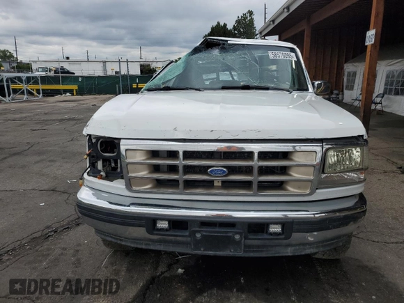 1996 Ford F-150 with VIN 1FTEF14Y2TLB39012, listed as a Copart auction lot 58576095 with 162,231 mi miles and Salvage title. Bid and sale history available at DreamBid. Image 5.