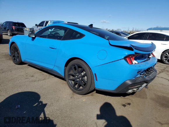 2024 Ford Mustang EcoBoost with VIN 1FA6P8TH3R5135243, listed as a Copart auction lot 48331635 with 9,660 mi miles and Salvage Title. Bid and sale history available at carsss.com. Image 2.