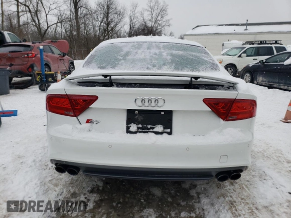 2015 Audi S7 z VIN WAUW2AFC3FN014284, wystawiony jako Copart lot #42491925 z przebiegiem Nie podano mil oraz Szkoda całkowita • Salvage title. Historia ofert i sprzedaży dostępna na DreamBid. Obrazek 6.