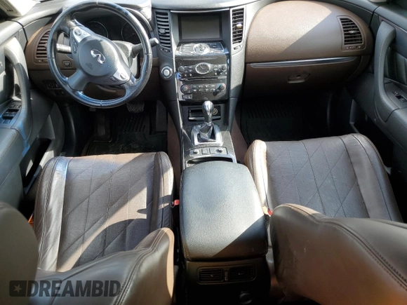 2010 Infiniti FX35 with VIN JN8AS1MW2AM856174, listed as a Copart auction lot 72948694 with 0 mi miles and Salvage Title. Bid and sale history available at carsss.com. Image 8.
