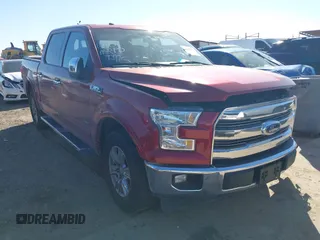 2017 Ford F-150 XL with VIN 1FTEW1CG1HKD07485, listed as a IAAI auction lot 41140015 with 129,555 mi miles. Bid and sale history available at carsss.com. Image 1.