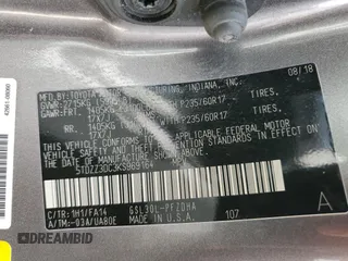 2019 Toyota Sienna L with VIN 5TDZZ3DC3KS969164, listed as a Copart auction lot 61050314 with 140,840 mi miles and Salvage Title. Bid and sale history available at carsss.com. Image 12.