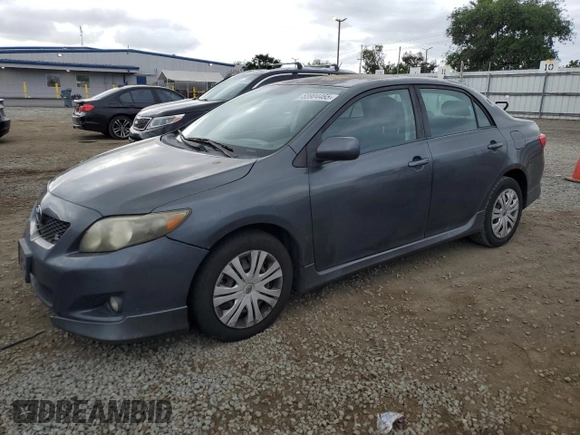 2009 Toyota Corolla with VIN 1NXBU40E39Z053907, listed as a Copart auction lot 53904465 with 272,406 mi miles and Clean Title. Bid and sale history available at carsss.com. Image 1.